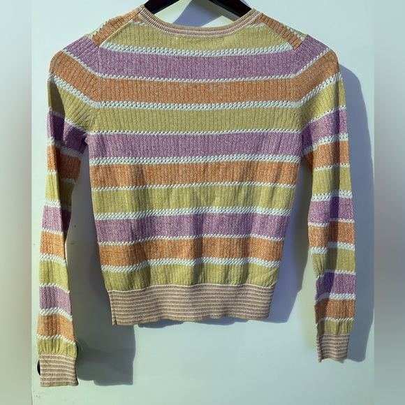 Veronica Beard - Raimi Color-Blocked Pullover Sweater - Pastel Multi - Picture 8 of 12